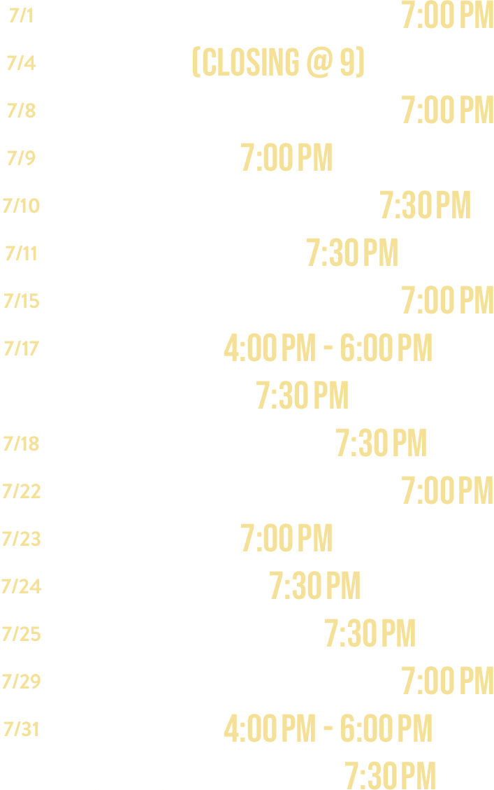 List of July events